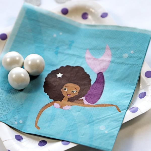 Mermaid Party Napkins
