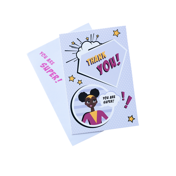 Supergirl Thank You Cards